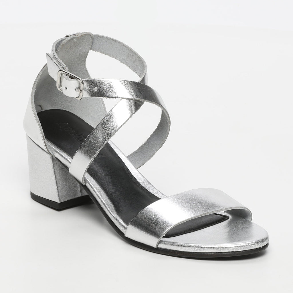 Apolina - Sandalia de Tacón Ryleee - Silver