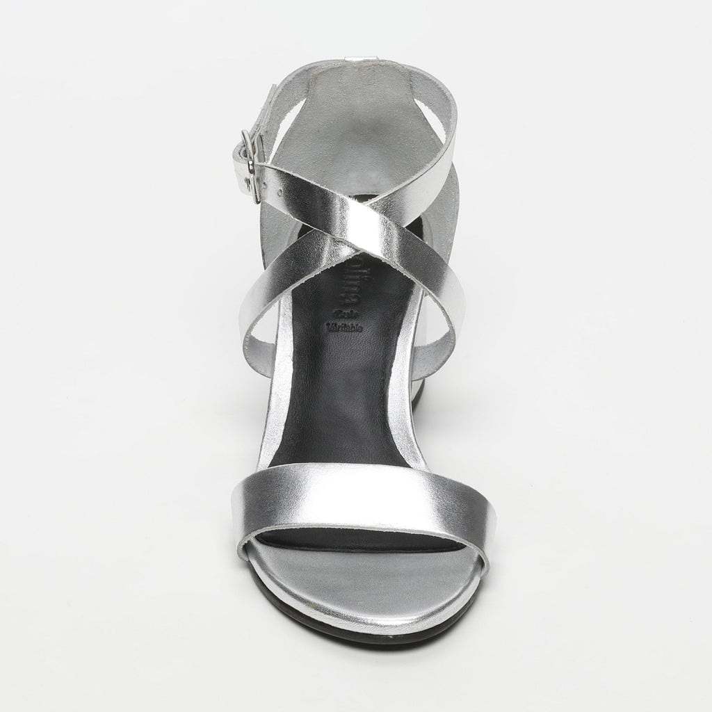 Apolina - Sandalia de Tacón Ryleee - Silver