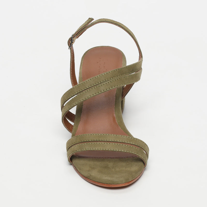 Heeled sandal - Reeta - Olive
