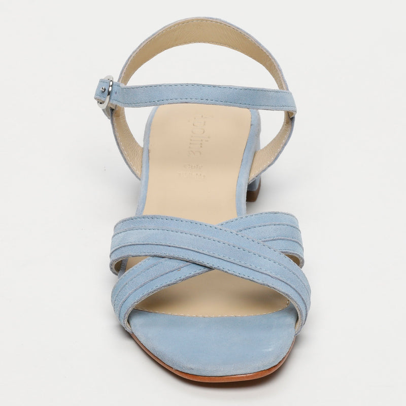 Apolina - Sandalia Tacón - Claire - Azul Claro