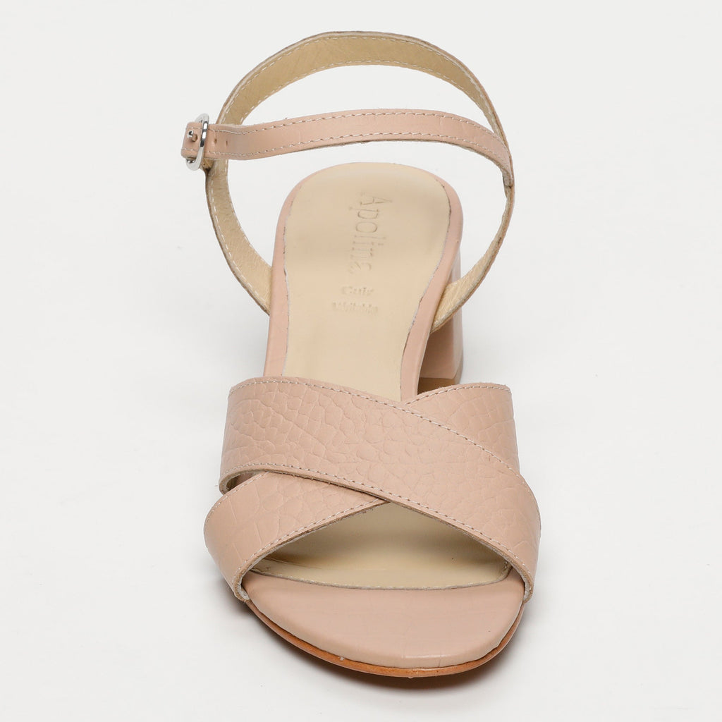 Apolina - Heeled Sandals Fanny - Nude