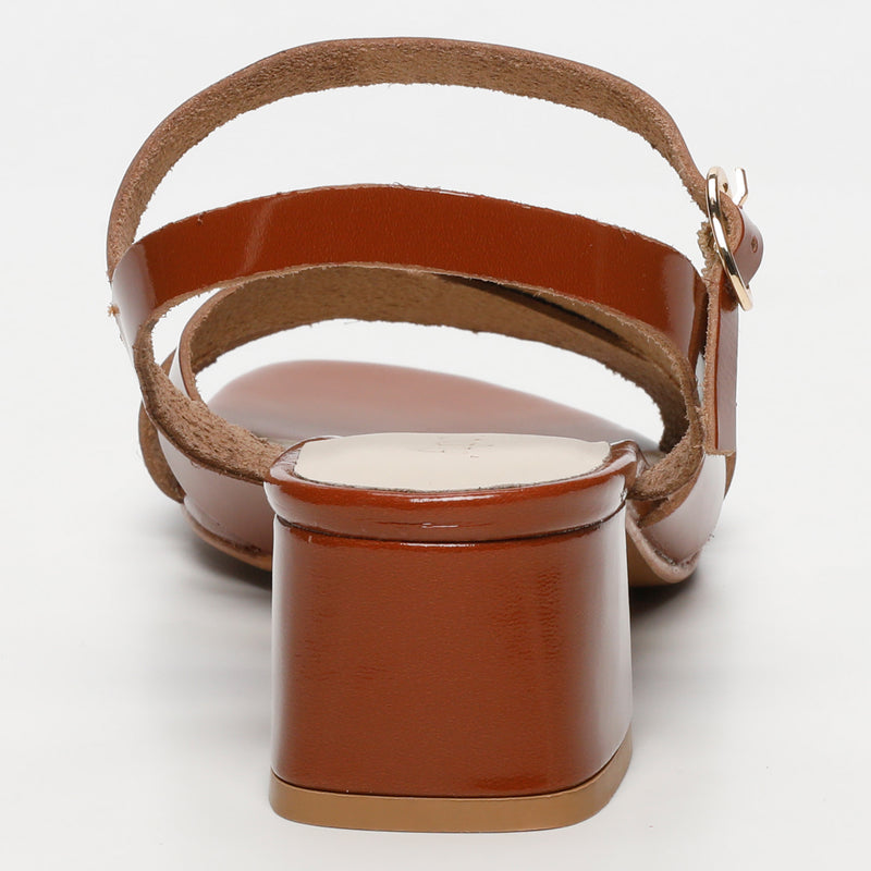 Apolina - Sandales A Talon Fanny - Marron
