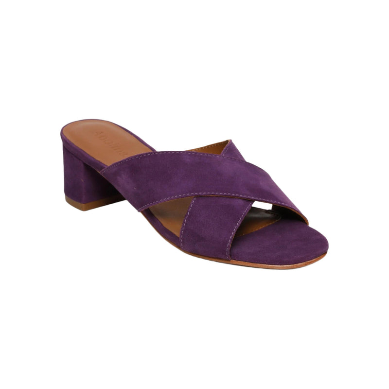 Mules À Talons Laura - Violet