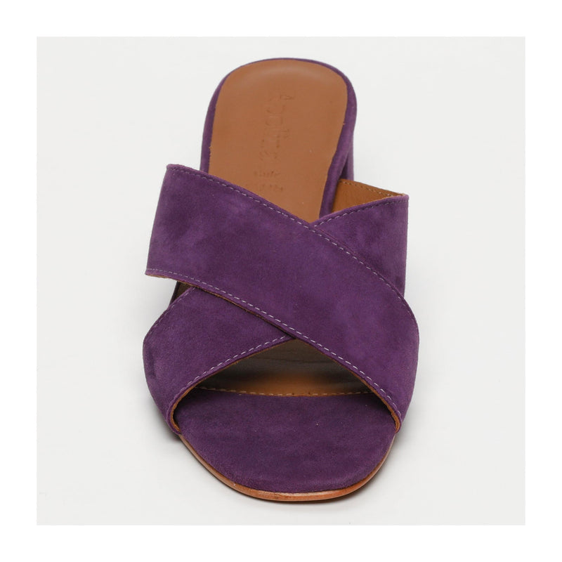 Mules À Talons Laura - Violet