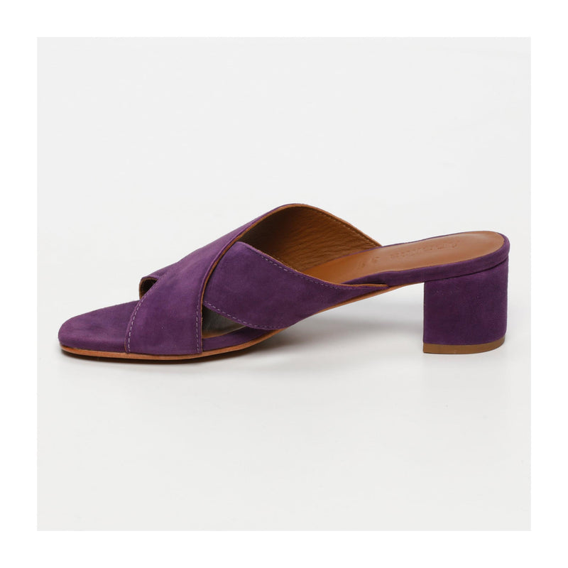 Mules À Talons Laura - Violet