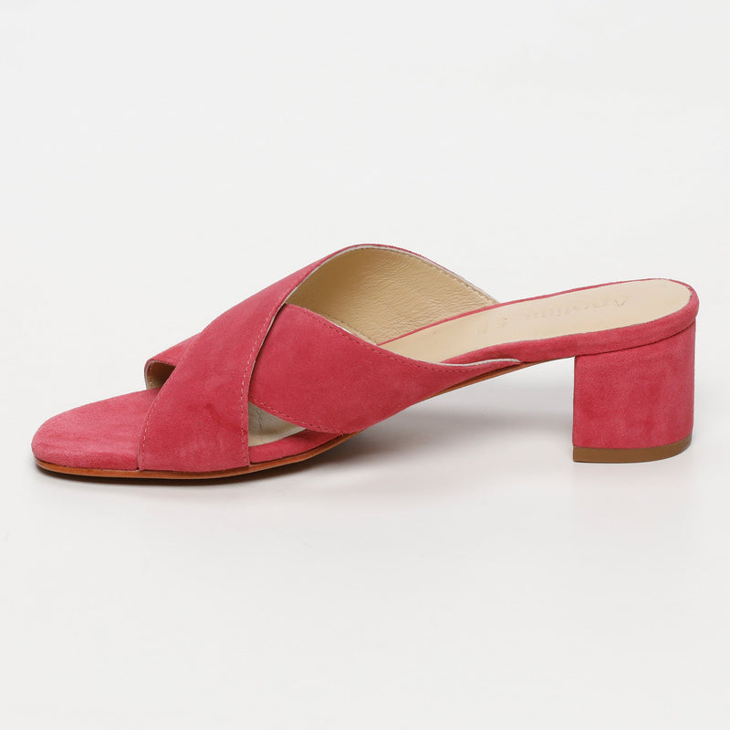 Apolina - Mules de tacón Laura - Rosa