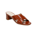 Laura Heeled Mules - Brown
