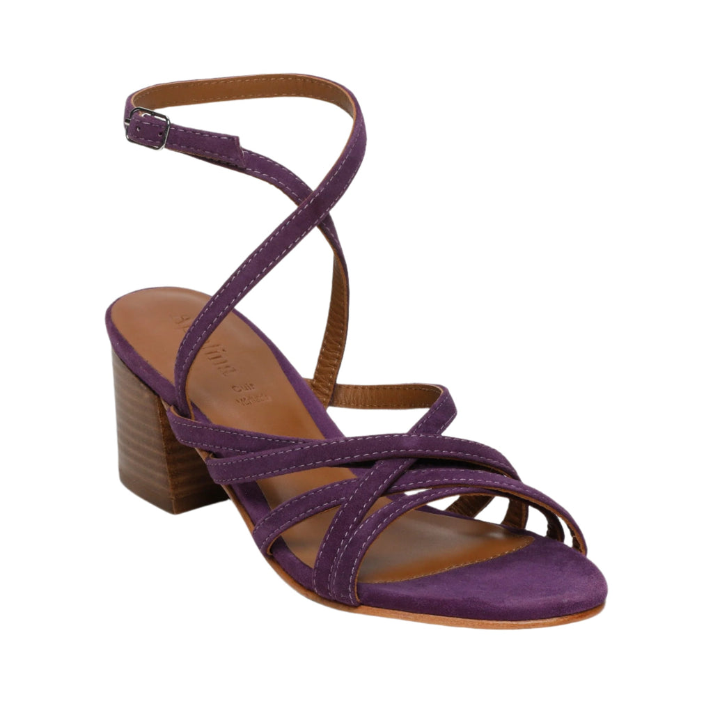 Apolina - Carra Heeled Sandals - Purple