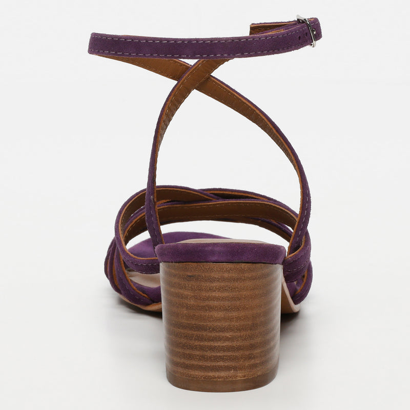 Apolina - Sandales A Talon Carra - Violet