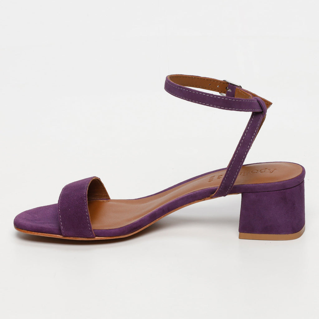 Apolina - Molly Heeled Sandals - Purple