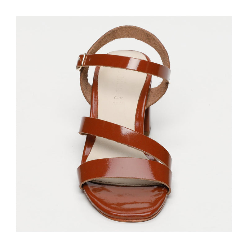 Sandalias de tacón Bonny - Marrón