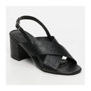 Apolina - Sandale à Talons - Mysery - Black Croco