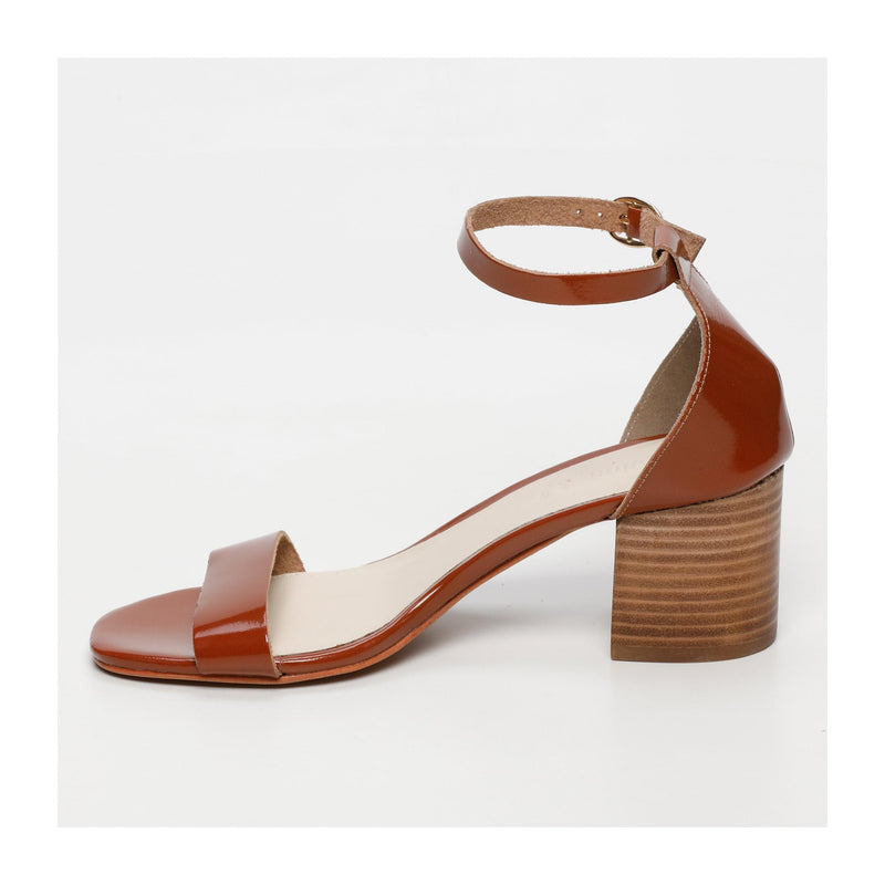 Sandalias de tacón Lyria - Marrón