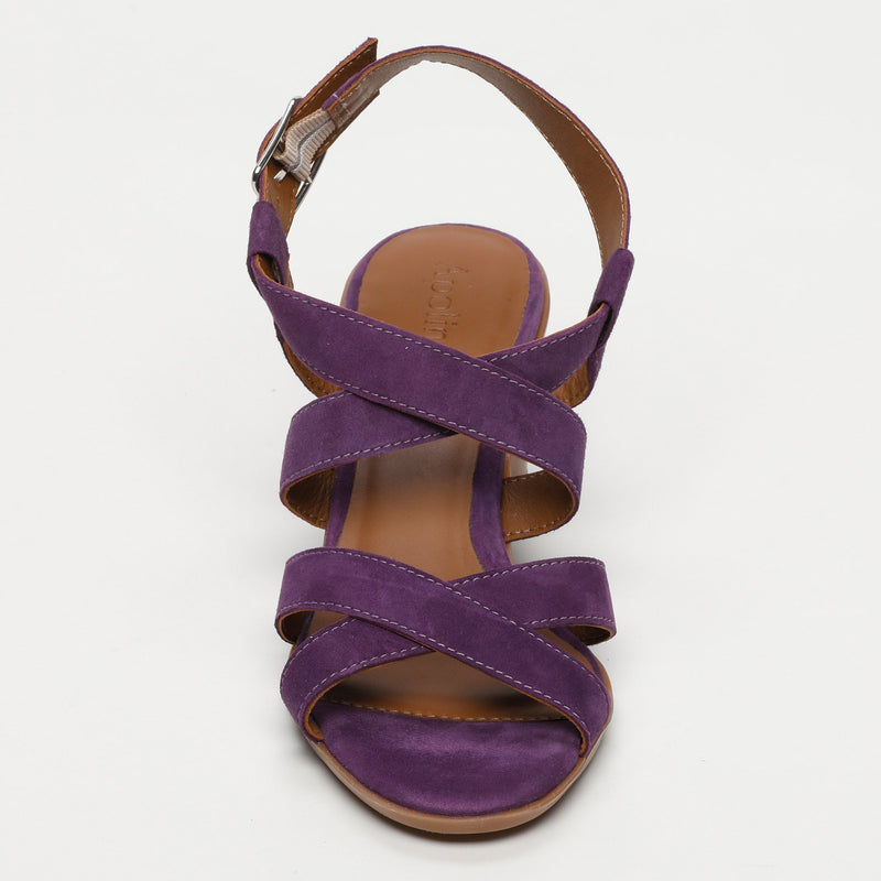 Apolina - Sandalias Tacón Pavi - Morado