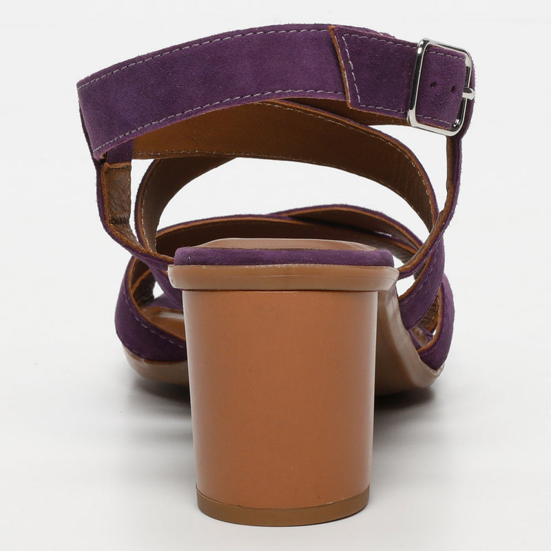 Apolina - Sandalias Tacón Pavi - Morado