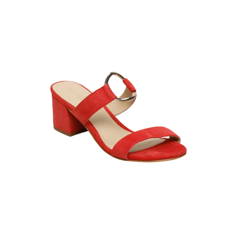 Mules con tacón Rosy - Rojo