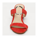 Mules con tacón Rosy - Rojo