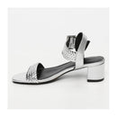 Sandales À Talons Mary - Argent