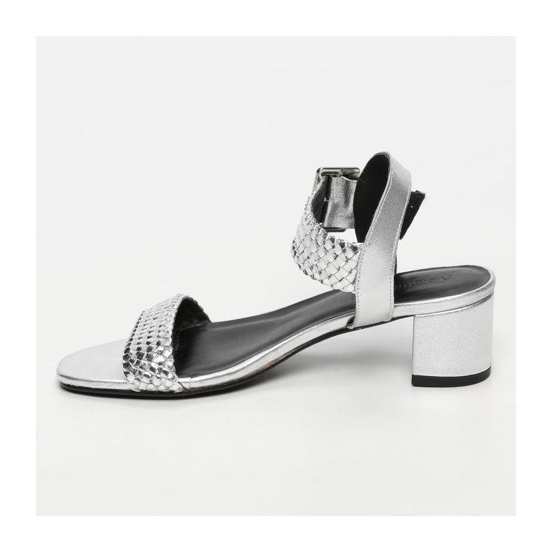 Sandales À Talons Mary - Argent