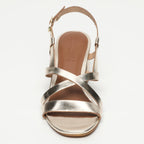 Apolina - Rissani Heeled Sandals - Gold