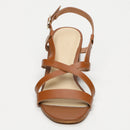 Apolina - Sandales A Talon Rissani - Marron