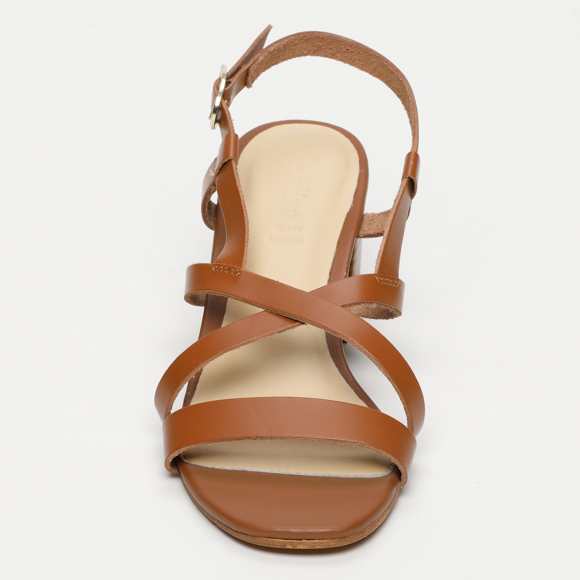 Apolina - Sandales A Talon Rissani - Marron