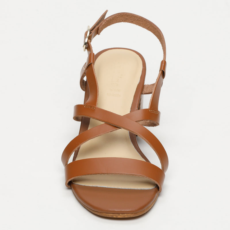 Apolina - Sandales A Talon Rissani - Marron