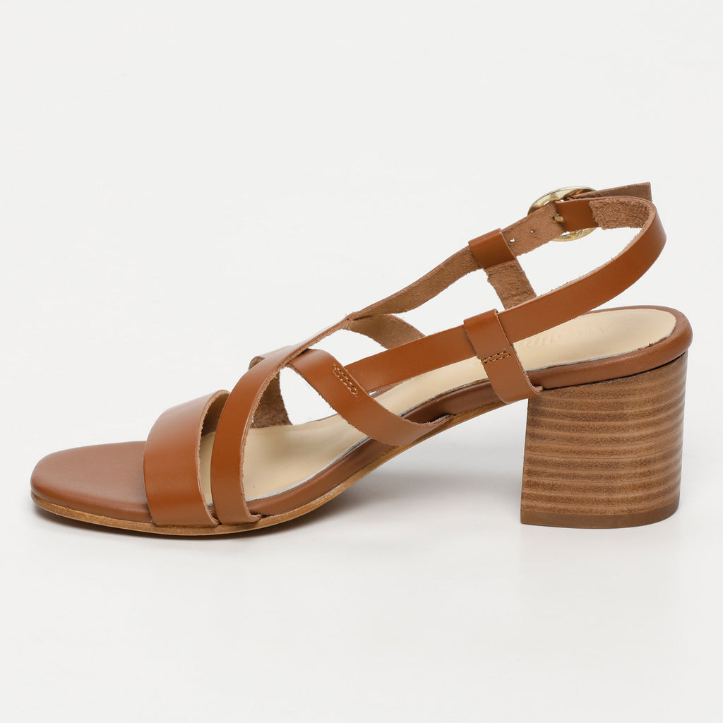 Apolina - Sandales A Talon Rissani - Marron