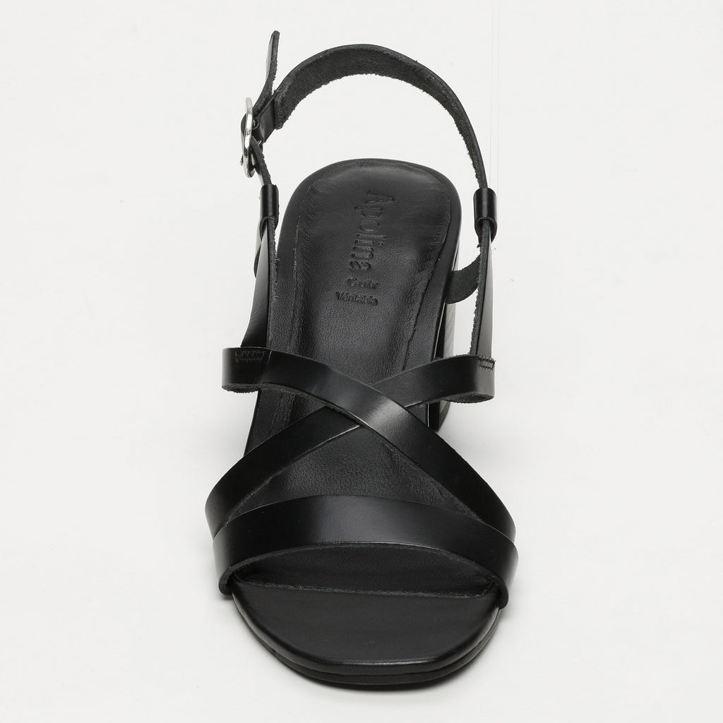 Apolina - Sandalias de Tacón Rissani - Negro