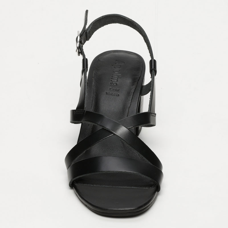 Apolina - Sandales A Talon Rissani - Noir