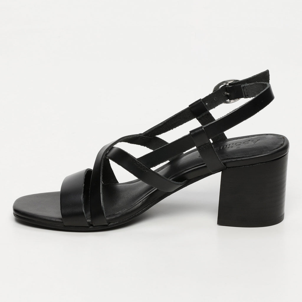 Apolina - Sandalias de Tacón Rissani - Negro