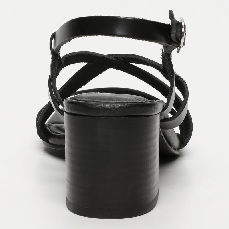 Apolina - Sandales A Talon Rissani - Noir