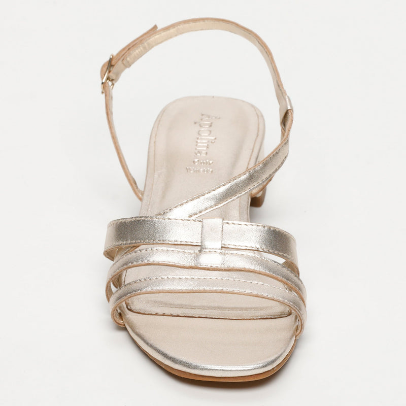Apolina - Assaka Heeled Sandals - Gold