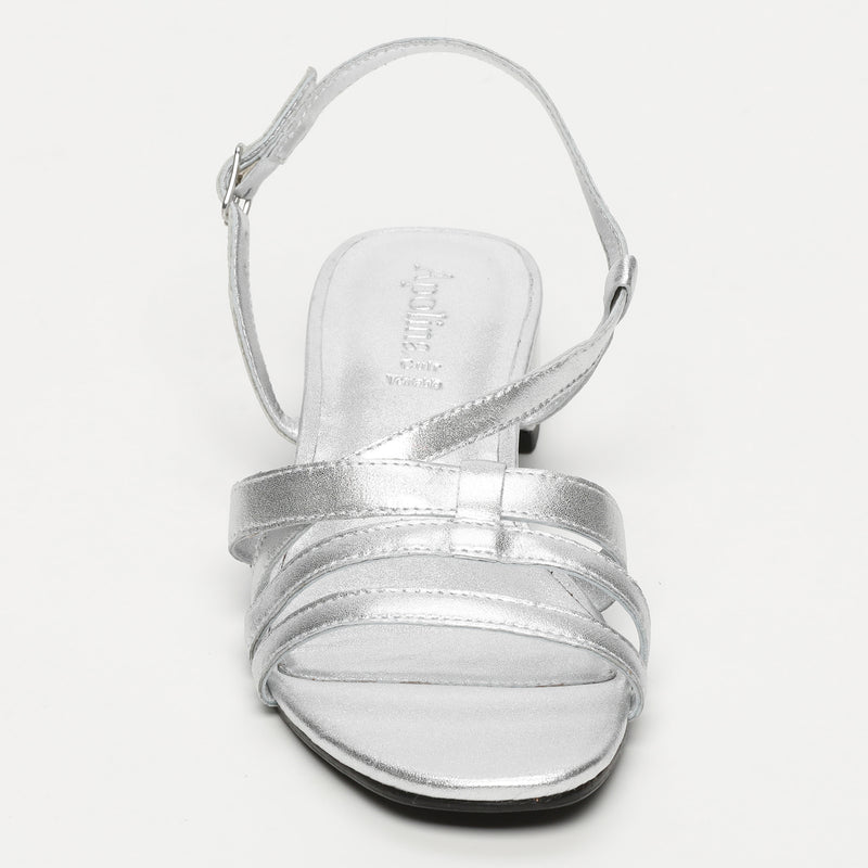 Apolina - Sandales A Talon Assaka - Argent