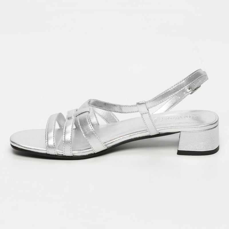 Apolina - Sandales A Talon Assaka - Argent