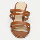 Apolina - Mules A Talon Zag - Marron
