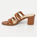 Apolina - Mules A Talon Zag - Marron