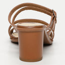 Apolina - Mules A Talon Zag - Marron