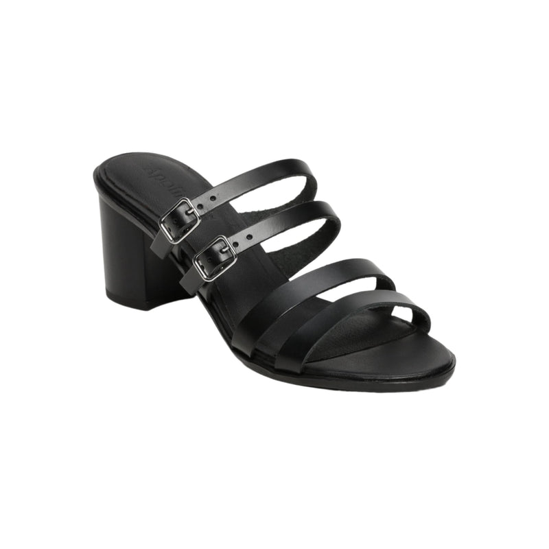 Mules À Talons Zag - Noir