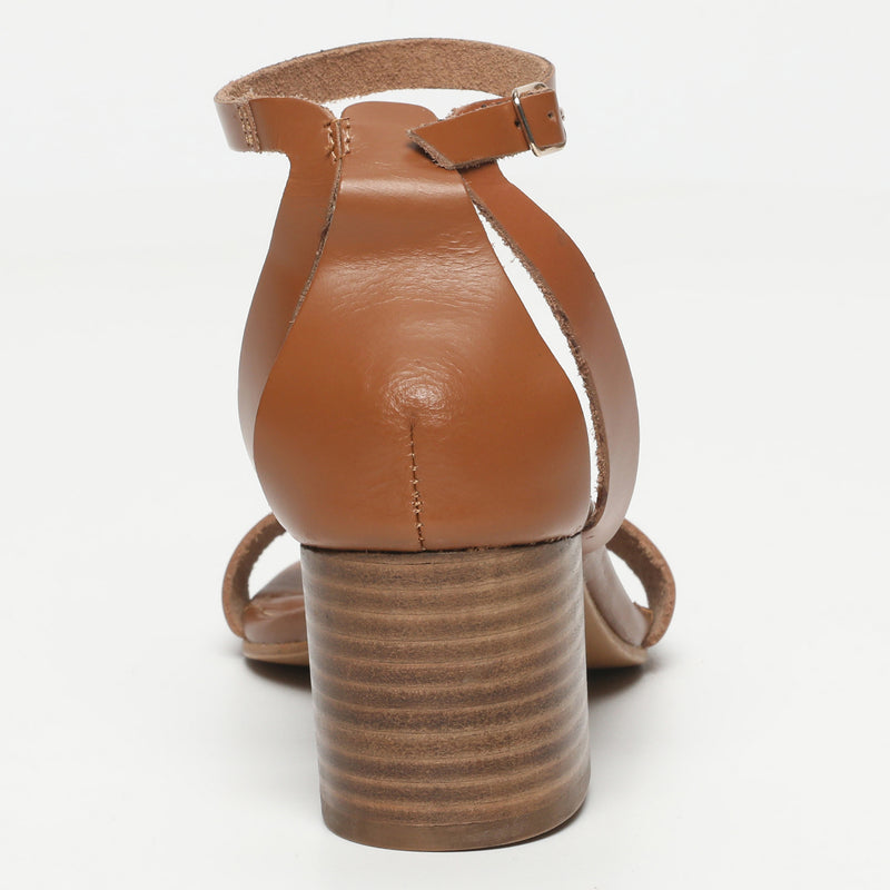 Apolina - Sandales A Talon Diamani - Marron