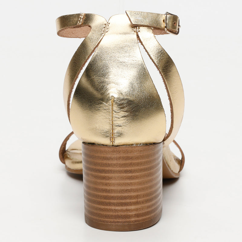 Apolina - Sandales A Talon Diamani - Doré