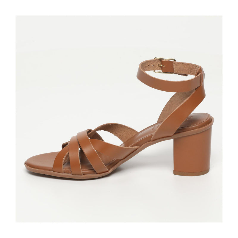 Sandales À Talons Corfou - Marron