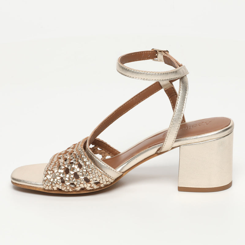 Apolina - Sandales A Talon Mykonos - Doré
