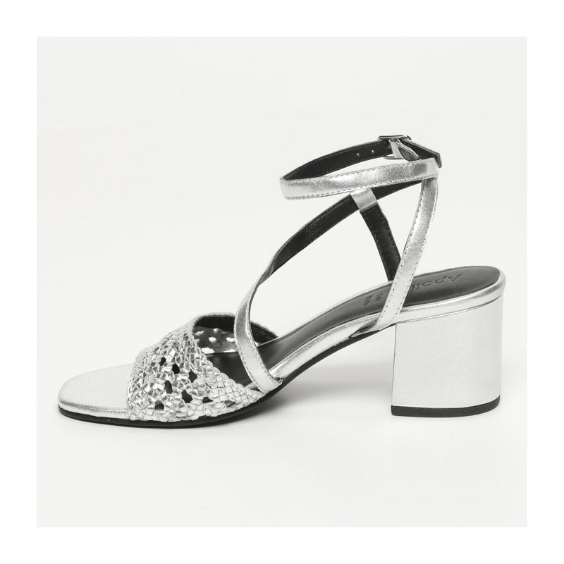 Sandalias de tacón Mykonos - Plata
