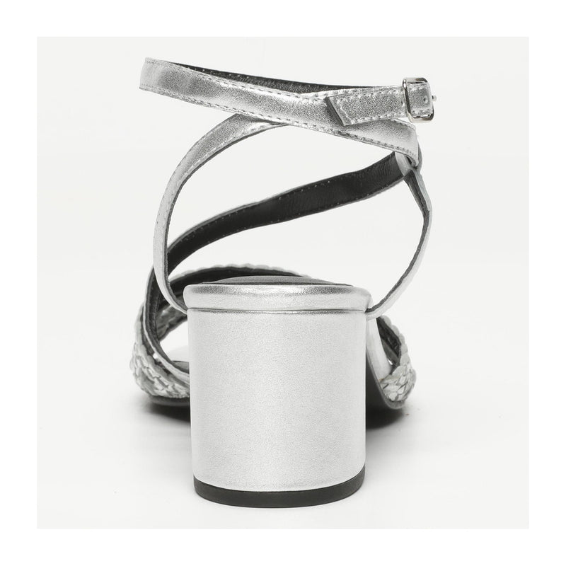Sandalias de tacón Mykonos - Plata