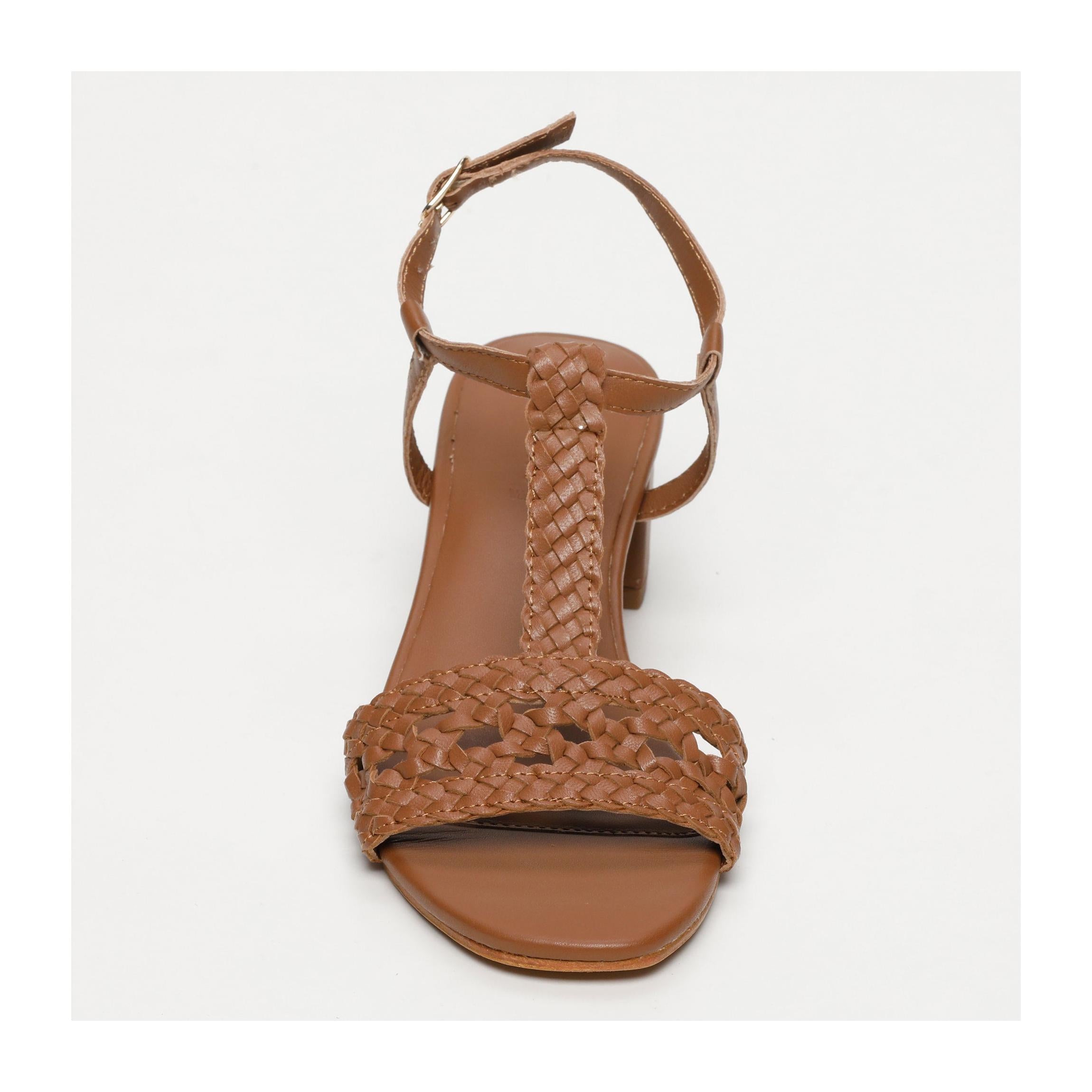 Sandalias De Tacón Gioia - Marrón