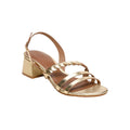Sandalias De Tacón Saranda - Dorado