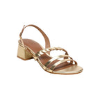 Sandalias De Tacón Saranda - Dorado