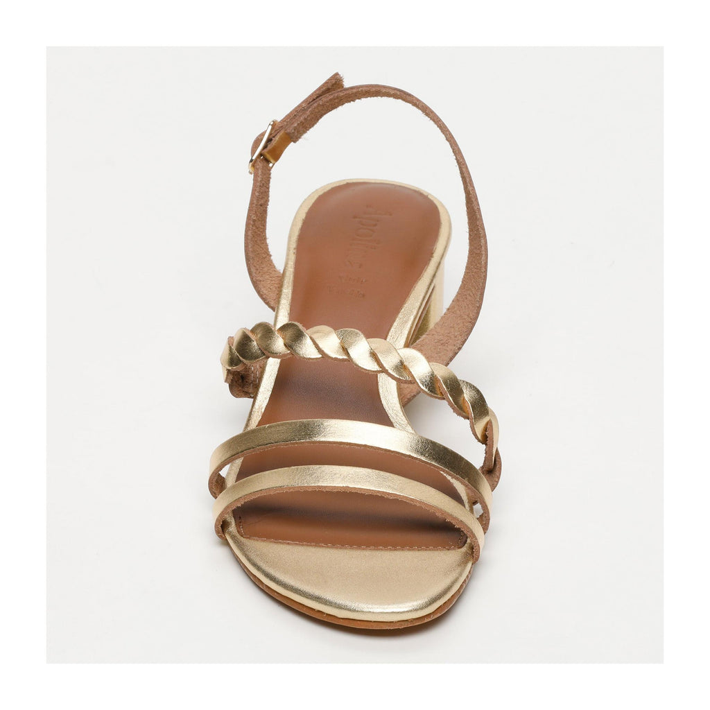 Sandalias De Tacón Saranda - Dorado