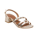 Apolina - Sandales A Talon Saranda - Doré